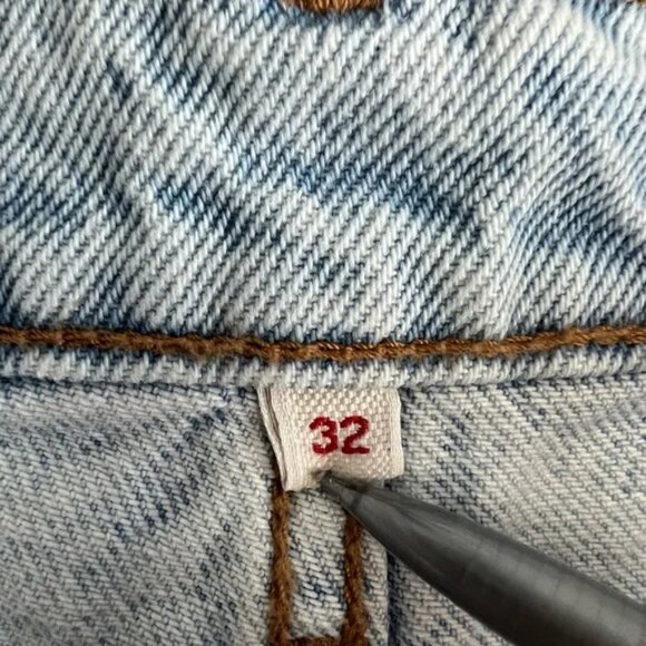 Levi's Sky Blue Mini Denim Skirt - Picture 3 of 5